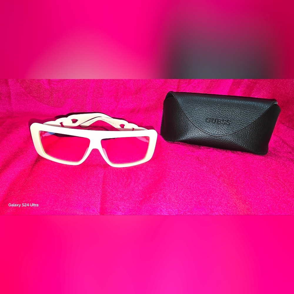 White Guess Sunglasses